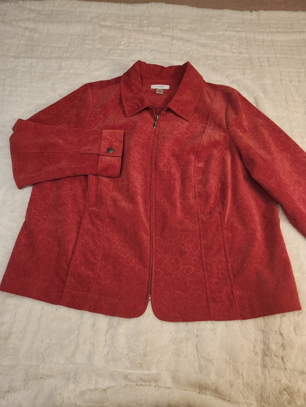 cj banks Red Jacket Size 2X